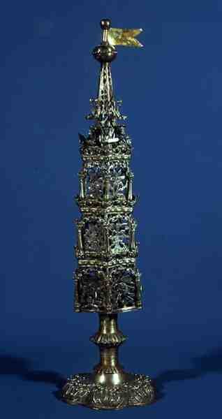 Spice Box, Berlin, ca. 1700 (sølv) av German School